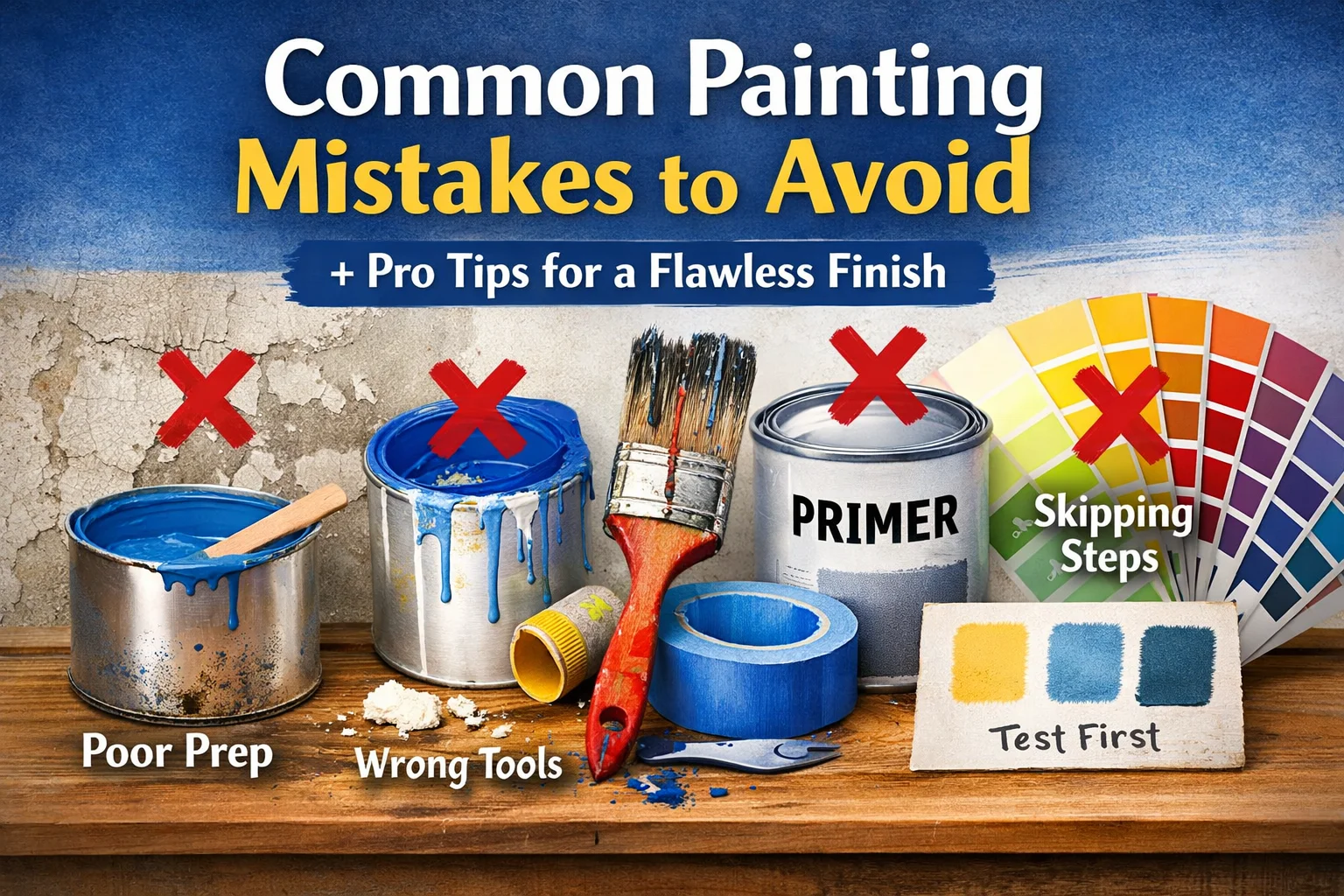 Painting Mistakes That You Need To Avoid